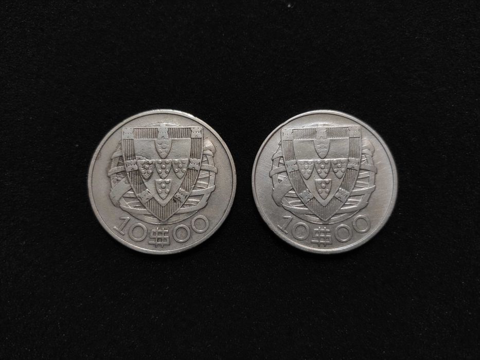 Conjunto Moedas de 10$ 1933 + 10$ 1934