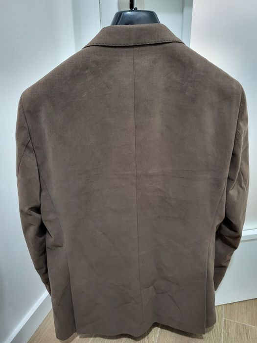 Blazer castanho algodão