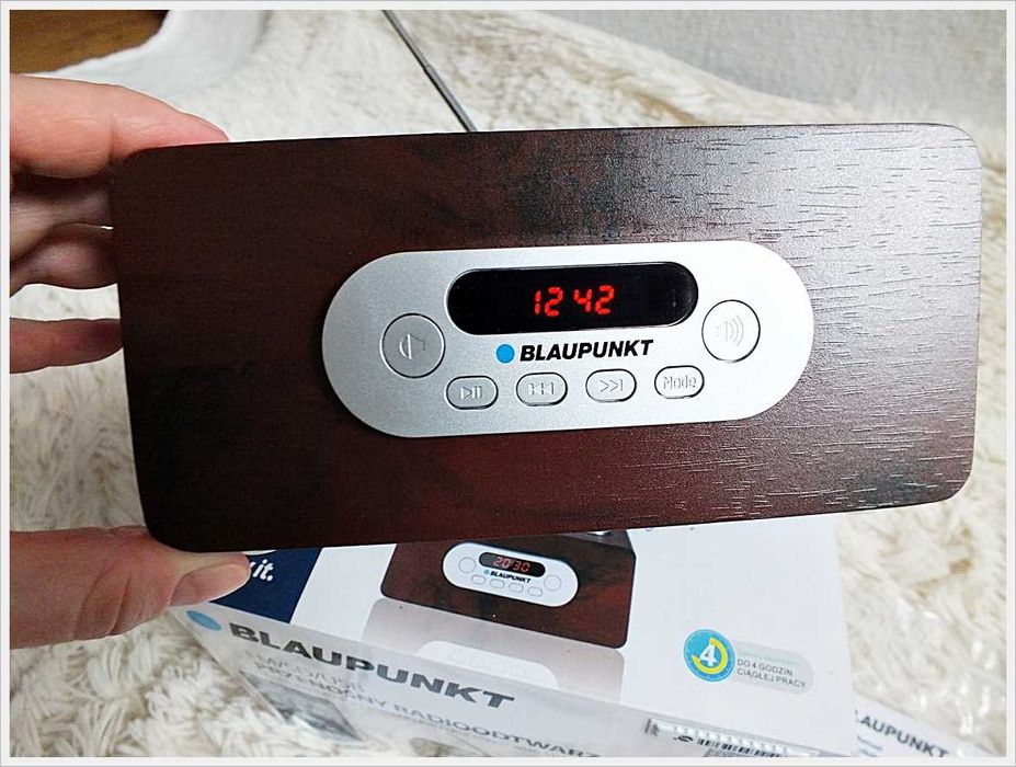 Radio BLAUPUNKT PP5BR + Pilot Akumulator USB SD AUX w stylu Retro!