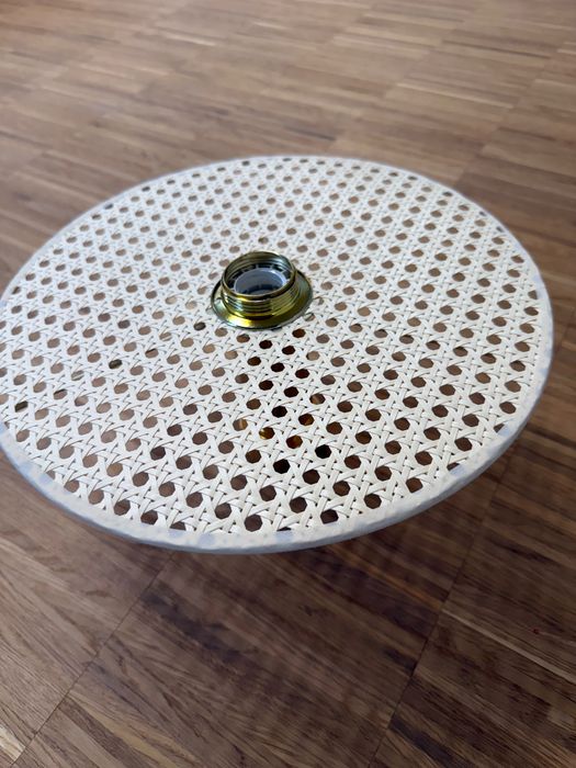 Lampa Aromas - okrągły kinkiet - rattan