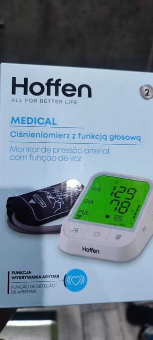 Ciśnieniomierz z funkcją głosową firmy hoffen