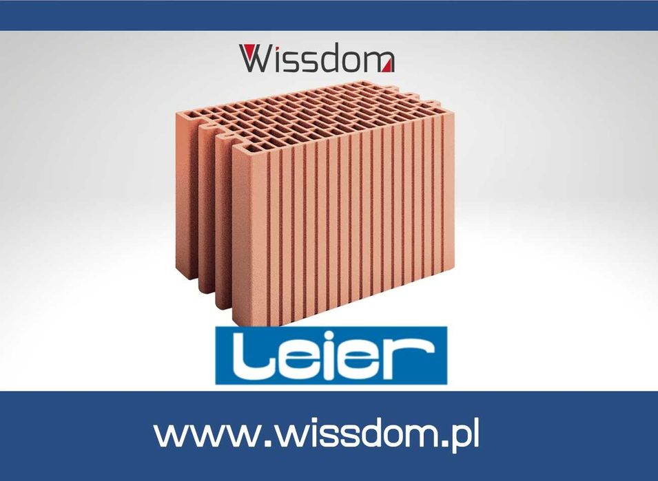 Pustak ceramiczny Leier PLAN 25 P+W szlifowany Dryfix