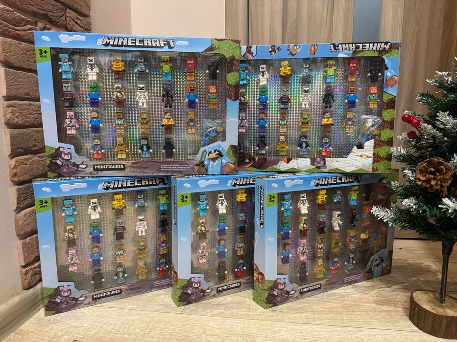 Minecraft 24 мініфігурки епічний набір з гри від якого діти в захва