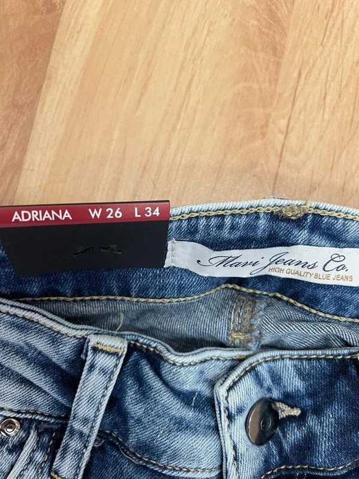 Jeansy Mavi Adriana Super Skinny Push-Up W26 L34