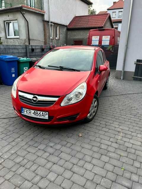 Opel Corsa, Czerwona, 2009!!! Stan dobry!!!