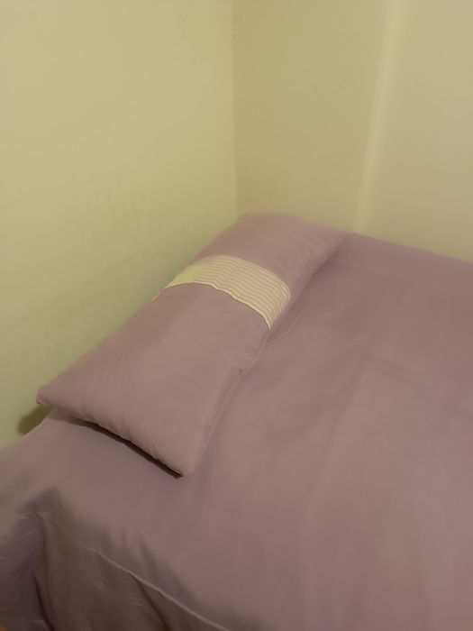 Almofada lilás. Dupla fase. Cama Menina. 50*30 cm