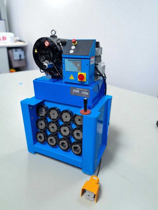 Zakuwarka do Węży hydraulicznych P32 + Przecinarka z skórowarką