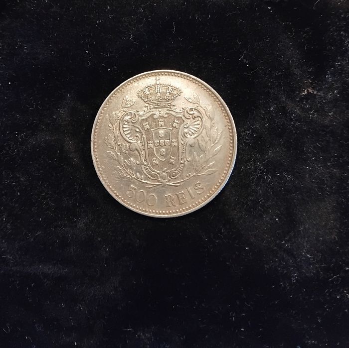 Moeda de 500 reis em prata