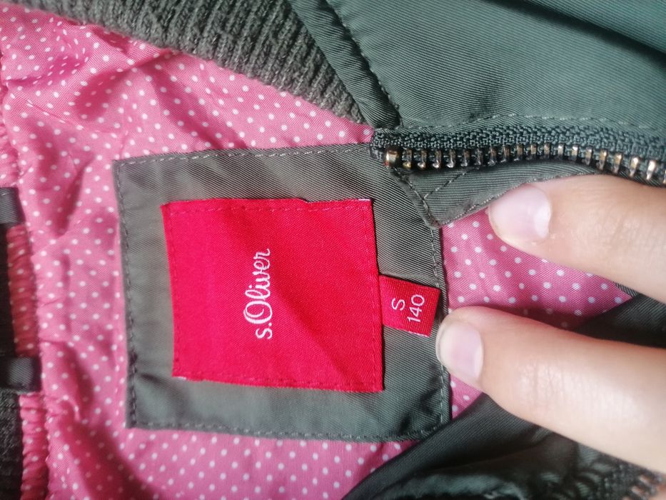 Kurtka przejściowa dziewczęca S.Oliver rozmiar S na 140 cm