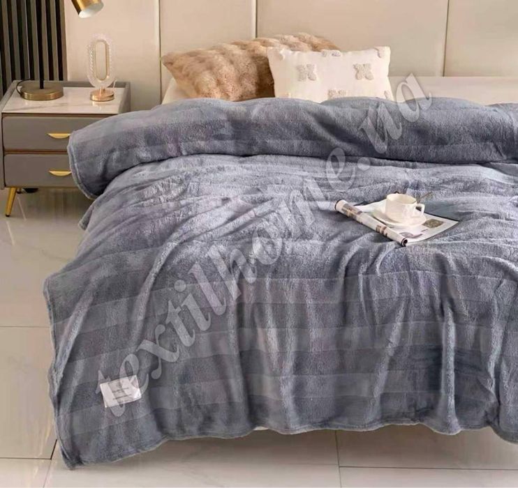 Плед покривало Велюр євро розмір Подарункове