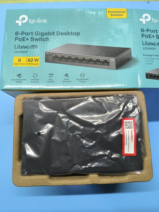 Switch Poe 8 portas TP-LINK