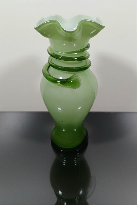 Wazon z oplotem Tarnowiec - szkło warstwowe