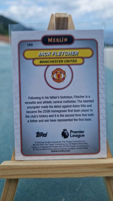 Lote 7 Cartas Manchester United – Jack Fletcher /95 Numerada, Mainoo, Amad Diallo, Ibragimov RC