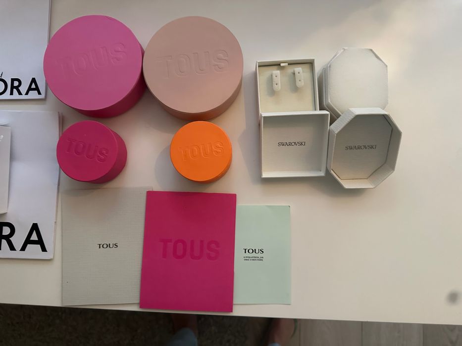 Pudełka Tous, Svarowski, Apart