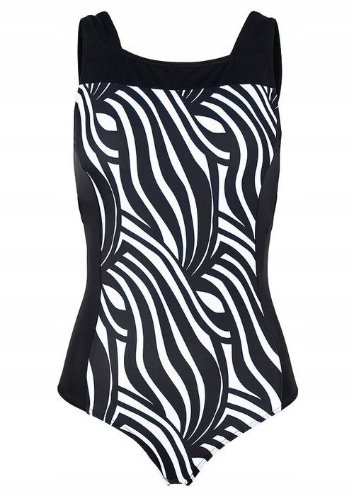 B.P.C kostium kąpielowy czarny zebra ^46