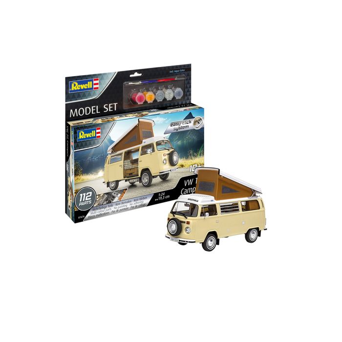 Model Set 1/24 /67676/ Vw T2 Camper (Easy-Click)