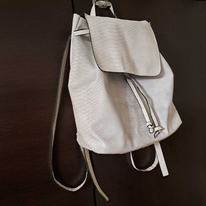 Plecak damski miejski skóra węża