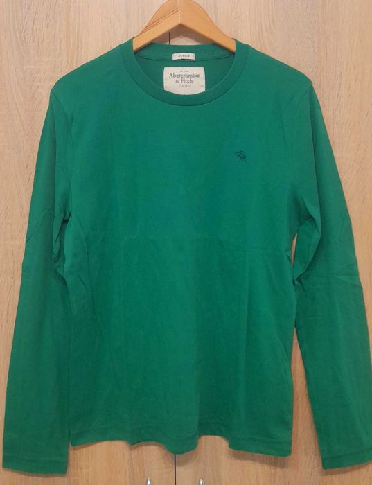koszulka longsleeve ls Abercrombie & Fitch S new york muscle