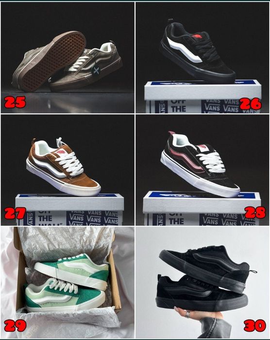 БЕЗ ПЕРЕДПЛАТИ‼️ Кросівки Vans Knu, Old Skool / Унісекс, 36-46, ПРЕМІУМ