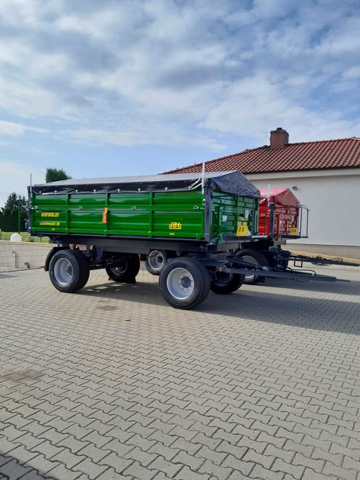Przyczepa IFA HW HL 8011 - wywrotka 3 stronna 8-10 ton - Idealna