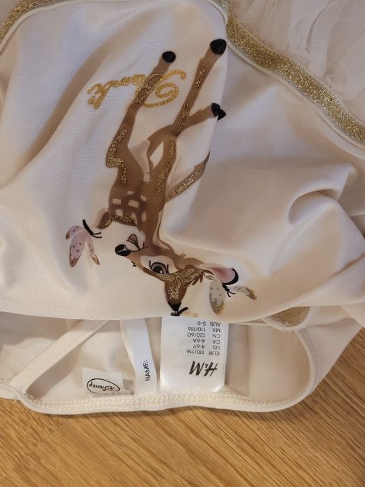 Strój  baletowy z H&M w rozmiarze 110/116