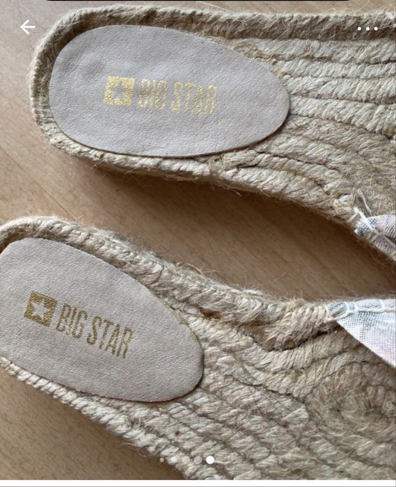Klapki espadryle Big Star