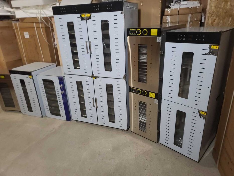 Дегідратор Сушка для фруктів Сушарка 16-24-32-40-48-96-108-116 секцій