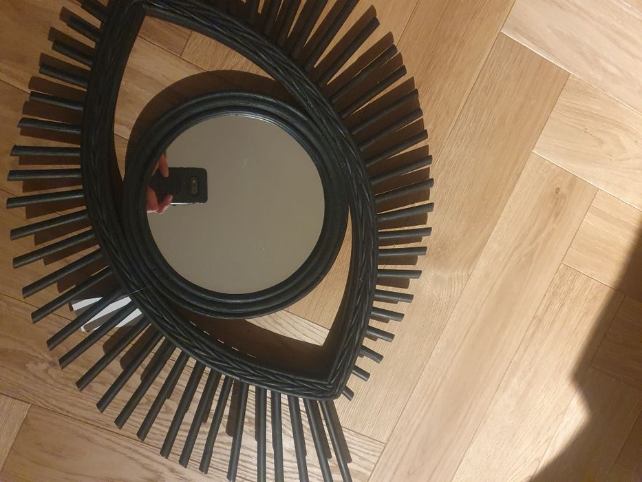 Ozdoba ścienna lusterko boho