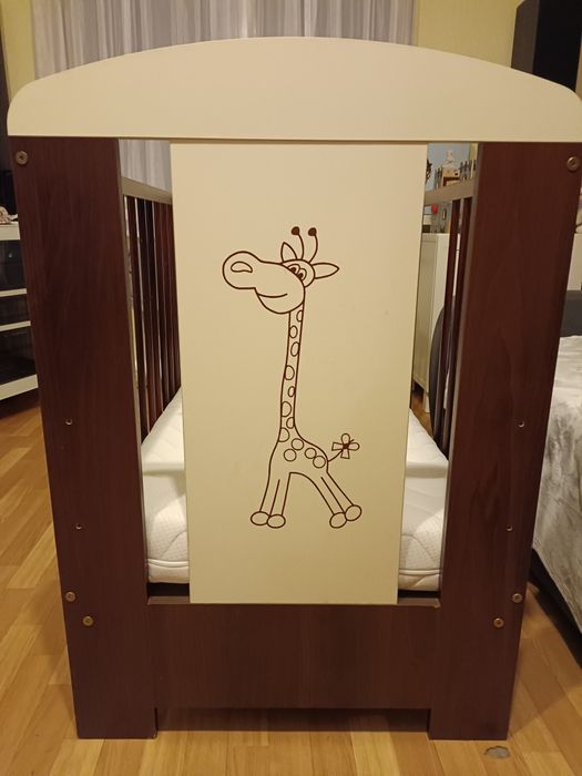 Łóżeczko+ materac.