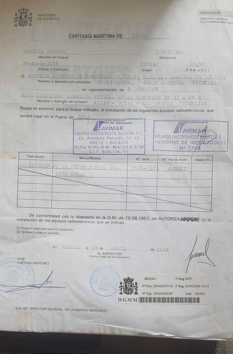 Rádio Telefone Marítimo MF/HF