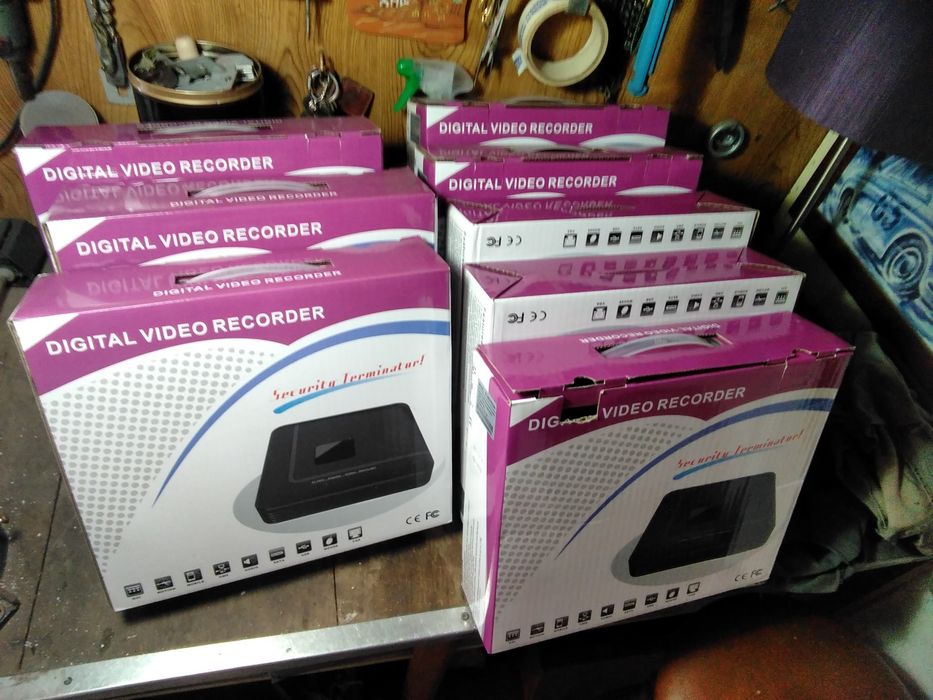 Lote de 8 Videos CCTV - DVR