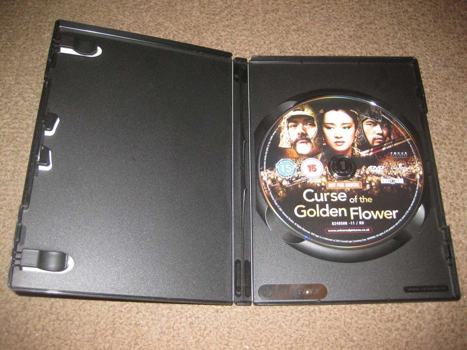 DVD "A Maldição da Flor Dourada" de Zhang Yimou