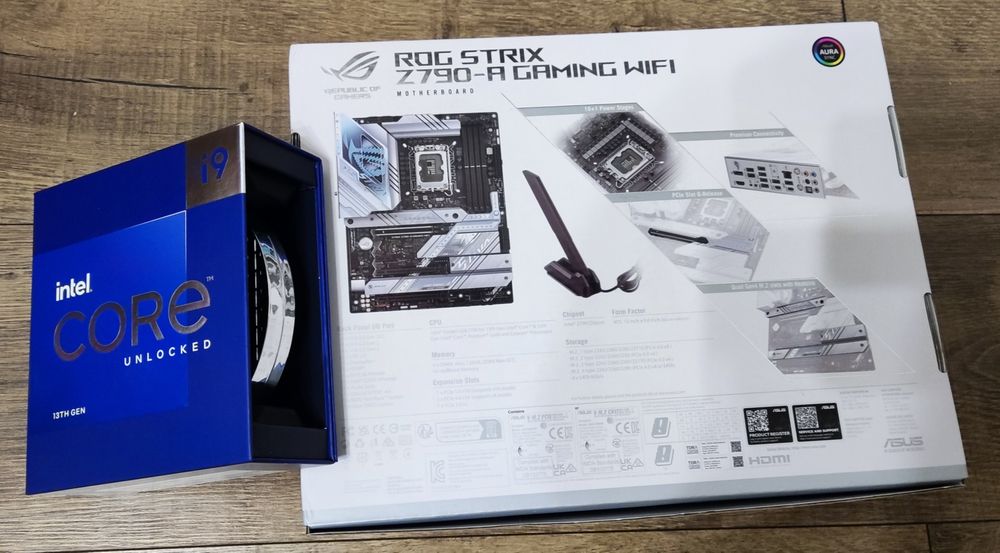 Комплект Intel i9-13900k + Asus Rog Strix Z790-A Gaming WI-FI