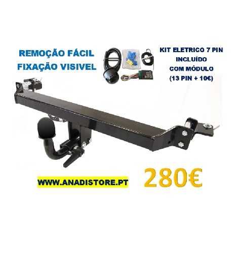 Engate de Reboque Honda Civic CR HR V Mitsubishi L200 Pagero Outlander