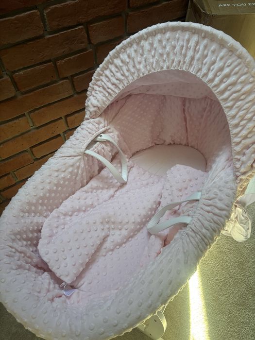 Kolyska kosz mojżesza bujany z budką Clair De Lune