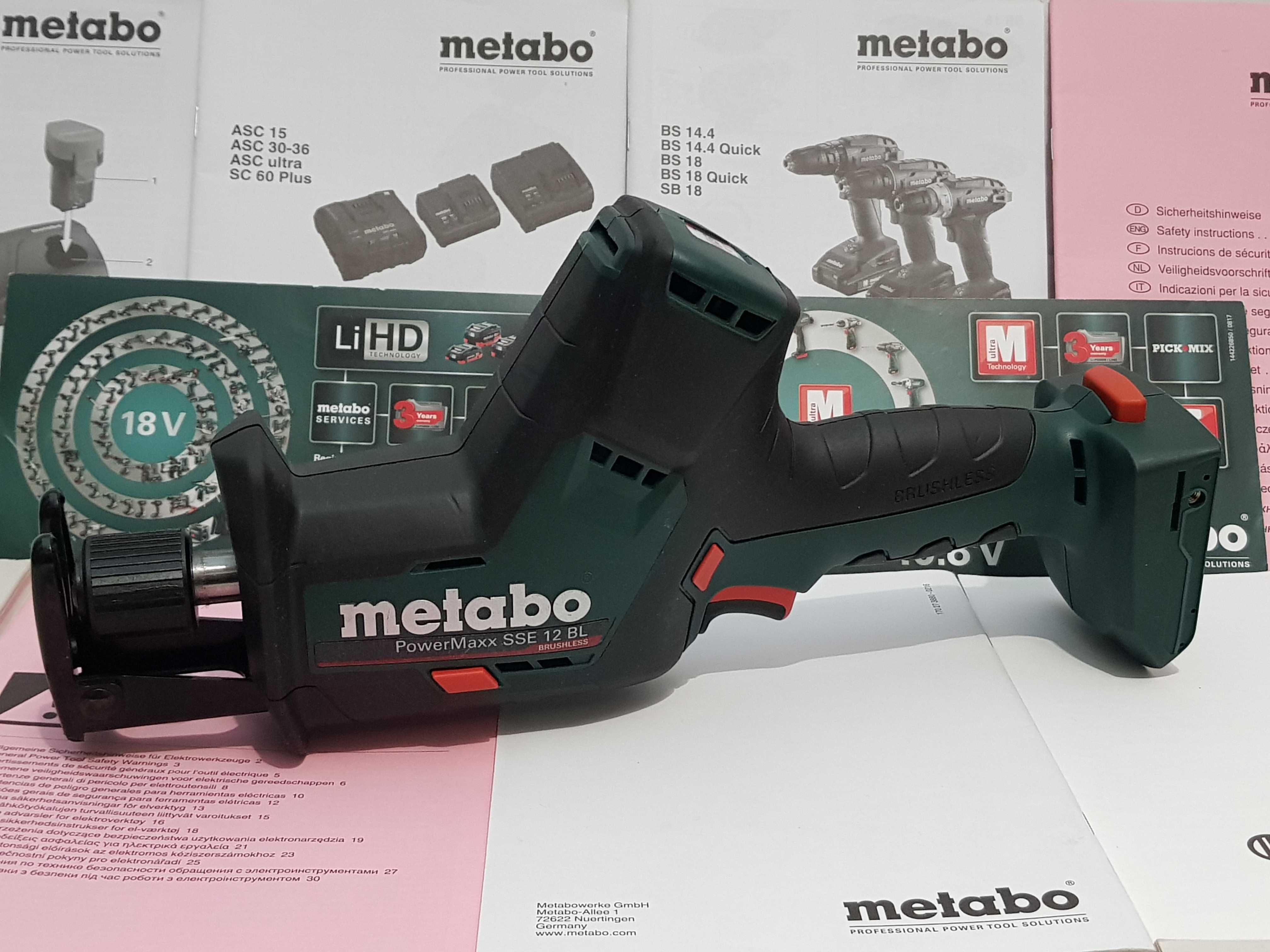 Pilarka szablasta METABO SSE 12 BL PowerMaxx pila 12v Kosumce • OLX.pl