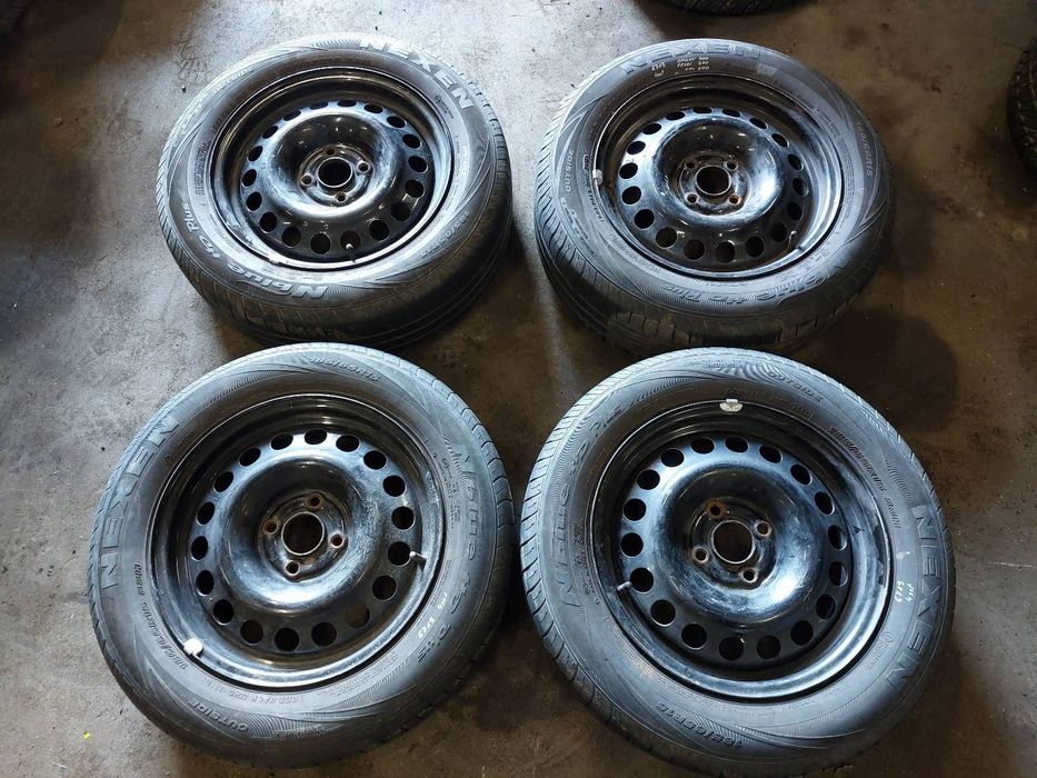 FELGI STALOWE 4 SZT KOMPLET 4x100 6Jx15 ET49 FI56,6 OPEL