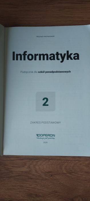 Informatyka 2 podręcznik