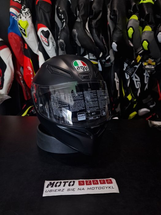 Kask AGV K1 - MATT BLACK 'XS 'L Ostatnie sztuki! !Promocja! !Sklep!