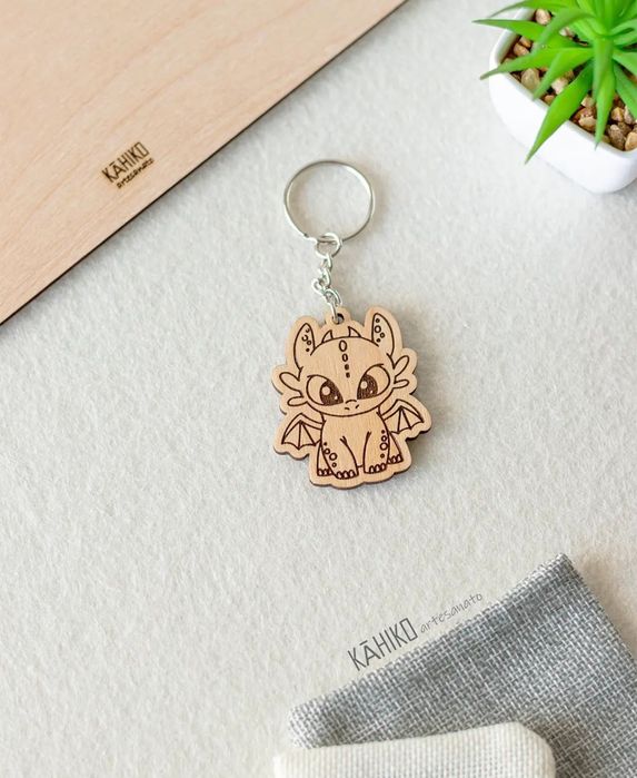 Porta-chaves Harry Potter / Cupcake / Groot / How to Train Your Dragon