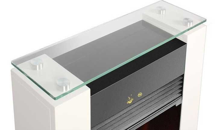 Kominek Elektryczny EL FUEGO TESSIN 0.9-1.8kW LED z pilotem BIAŁY !!