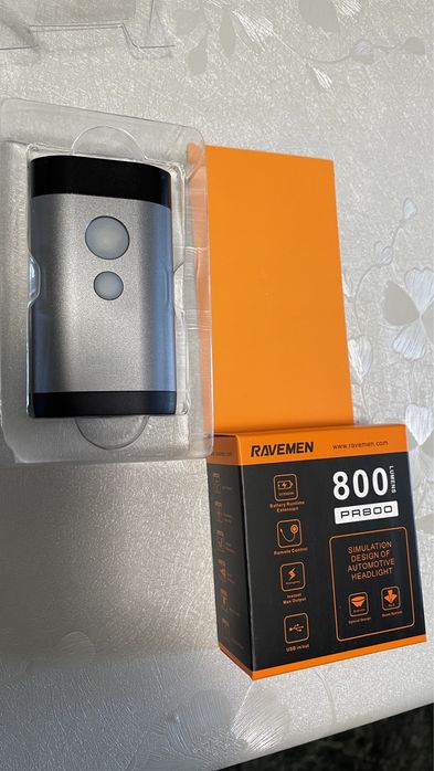 Фара велосипедна передня Ravemen PR800 USB 800 люмен