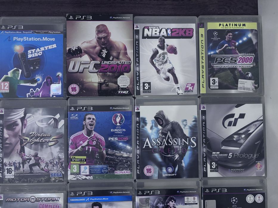 Jogos PS3 Originais – Pack de 4 jogos – Excelente  Estado
