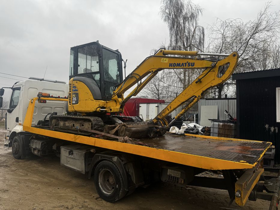 Minikoparka komatsu pc35mr  3.9t  2005r