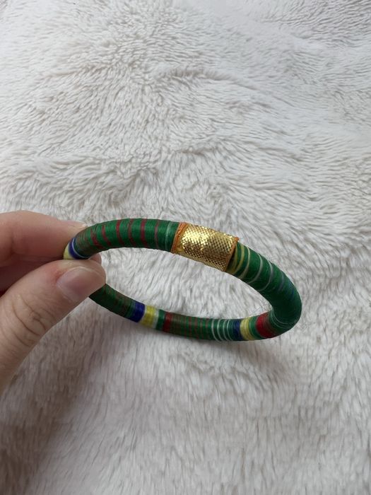 Bransoletka handmade nić ręcznie robiona boho etno hippie etniczna 14