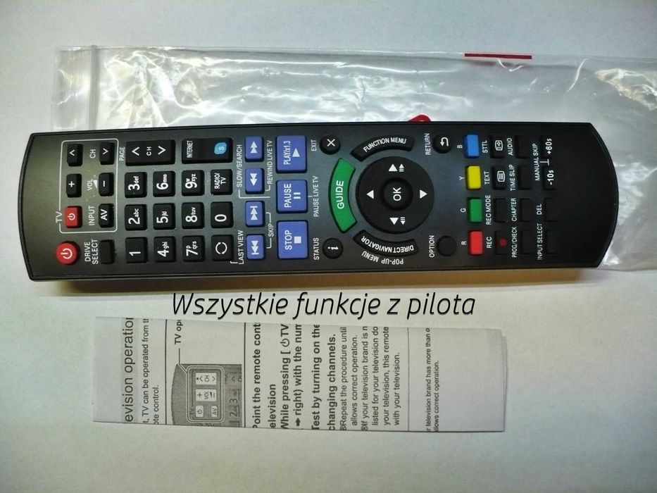 Panasonic DMR-BCT760 HDD 500Gb  nagrywa płyty Blu-ray, DVD ...