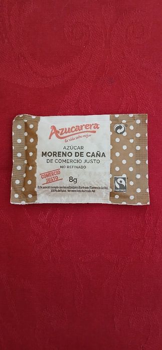 Pacote de açúcar, espanhol