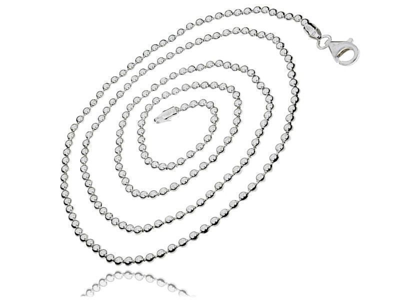 Gruby Łańcuszek Kulkowy Gładkie Kulki Kuleczki 3Mm 65Cm Cpl30_65