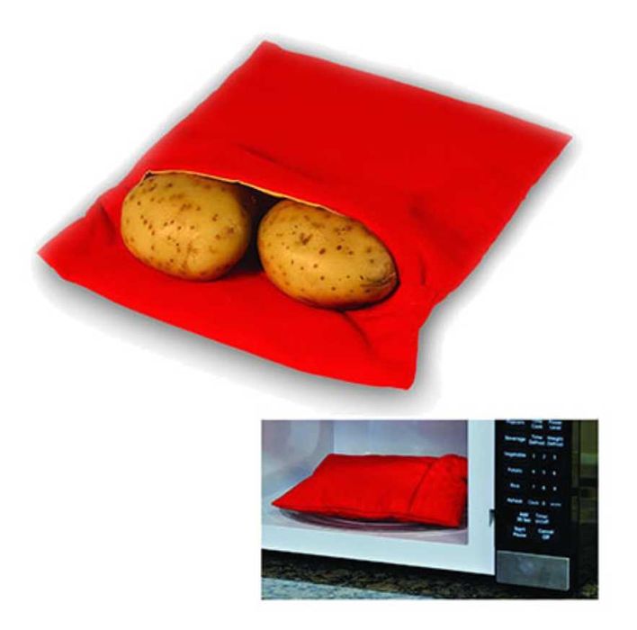 Torba do pieczenia ziemniaków w kuchence mikrofalowej, nowa