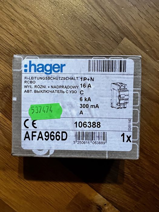 Wyłącznik różnicowo-nadprądowy